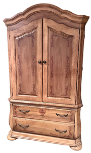 lot 98 image: Wooden Armoire TV Cabinet