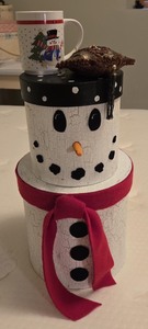 lot 109 image: Snowman Decorative Box