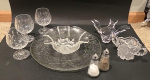lot 94 image: Gorgeous Crystal Glass Lot