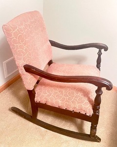 lot 99 image: Antique Rocking Chair