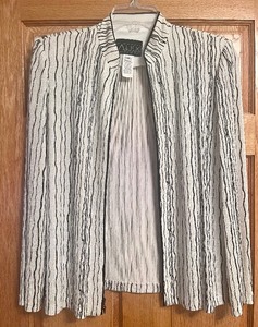 lot 105 image: Long Sleeved Sequined Jacket By Alex Evenings Size M