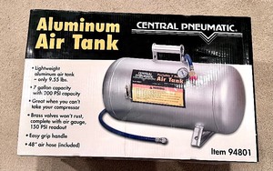 lot 143 image: Pneumatic Aluminum Air Tank