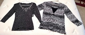 lot 106 image: Two Womens Size Small Dress Shirts