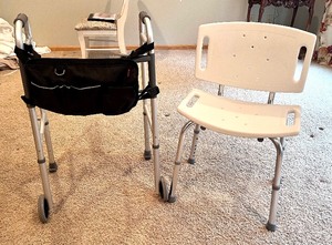 lot 58 image: Shower Chair & Walker