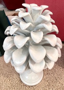 lot 59 image: Decorative Ceramic Pinecone