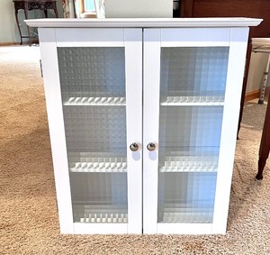 lot 52 image: Homegoods Glass Door Cabinet