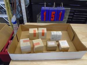 Assorted electrical parts. As shown.