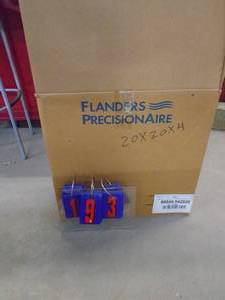 20x20x4 filters. As shown.