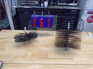 Qty of 2 chimney brushes. As shown.
