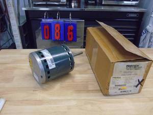 ProTech 208-230v 34hp 1050 rpm. As shown.