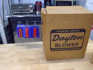 Dayton 1C791 6� blower. As shown.