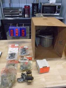 7� vent damper & assorted parts. As shown.