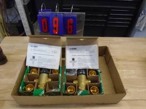 Qty of 2 521609A 1� mixing valves. As shown.