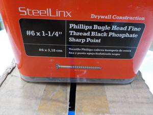 Steel Link Packaged Fasteners #6 x ...