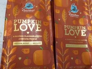 5 ct 11 oz bags Caribou Pumpkin Lov...