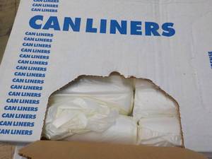 Case of 250 Clear Can Liners - 33 g...