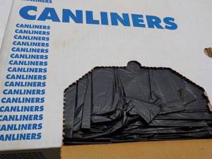 Case of 200 Black Can Liners- 60 ga...