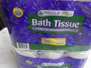 24 ct Jumbo Rolls Pasque 2 Ply Bath...
