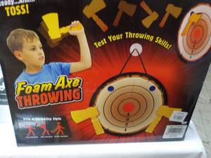 Foam Axe Throwing...