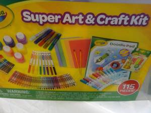 115 pc Crayola Super Art and Craft ...