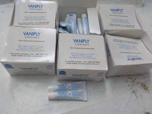 Vaniply Ointment Sample Size Tubes...