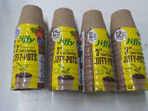 48 ct 3 Jiffy Seed Starting Pots...