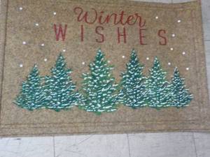 2 ft x 4 ft Winter Wishes Floor Mat...