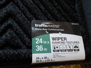 Traffic Master 24 x 36 Black Heavy...