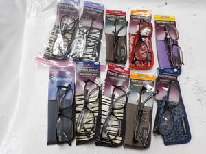 10 pair Foster Grant Reading Glasse...