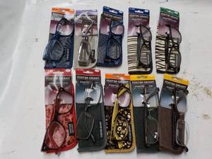 10 pair Foster Grant Reading Glasse...
