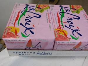 24 cans La Croix Sparkling Water...
