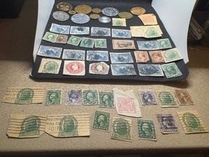 Cool Old Tokens, Stamps & Postmarks, Includes a unique Old Mike #26 San Fran Streetcar Medallion