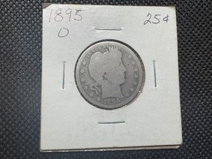 1895O Barber Quarter, Better Date