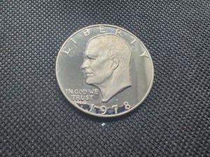 1978S Clad Proof Eisenhower Dollar