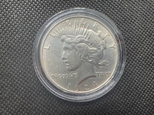 1924 MS Peace Dollar, Minor Blemishes Typical of MS6263