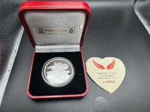1998 Cherub Angel 1oz Proof Silver Coin
