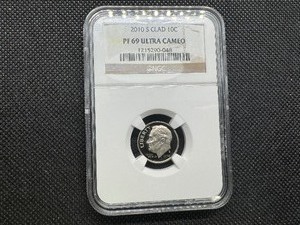 2010 S Clad 10c NGC PF69 Ultra Cameo