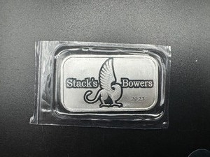2023 Stacks and Bowers 1oz Silver Bar