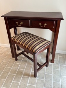 Petite Console Table with Coordinating Bench