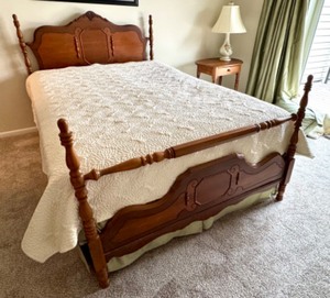 Vintage Wooden Bed Frame