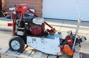 Sparta 2000W Walk Behind Gas Honda Engine Pavement Marking Tape Applicator