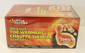 Little Hotties Toe Warmers Full Box, 30 Pairs, Safe, Natural, Odorless, Air - Activated