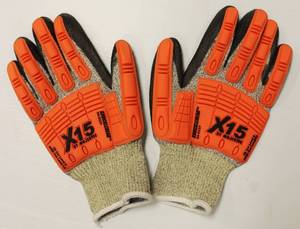 Majestic # 34-5337 Knucklehead Impact & Cut Protection Dyneema Gloves Size  X Large Lot Of 4 Pairs