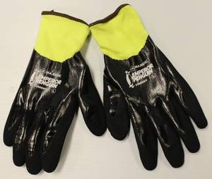 Majestic # 3398 DNY Hi Viz Winter Water Proof Gloves Size Large, Lot Of 6 Pairs