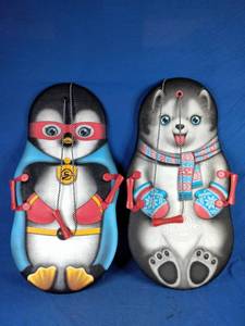 lot 194 image: New 36in Foam Winter Kiddy Snow Sled 2-Pack