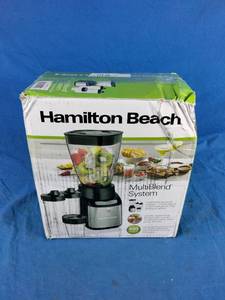 lot 163 image: Hamilton Beach Stay or Go Blender with Travel Cups