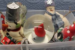 lot 36 image: Christmas Decor Collection - Snowmen, Gnomes, Ornaments & More