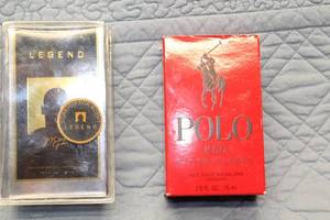 lot 117 image: Lot of 2 Mens Fragrances Legend by Michael Jordan & Polo Red by Ralph Lauren