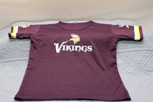 lot 184 image: Kids Minnesota Vikings Purple Mesh Jersey with Logo