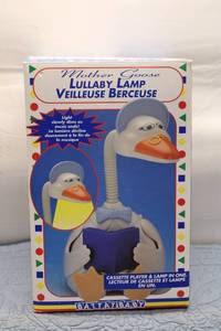 lot 208 image: Mother Goose Lullaby Lamp with Cassette Player - Model BBS800